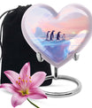 Penguin heart urn