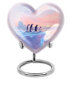 Penguin heart urn