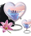 Penguin heart urn
