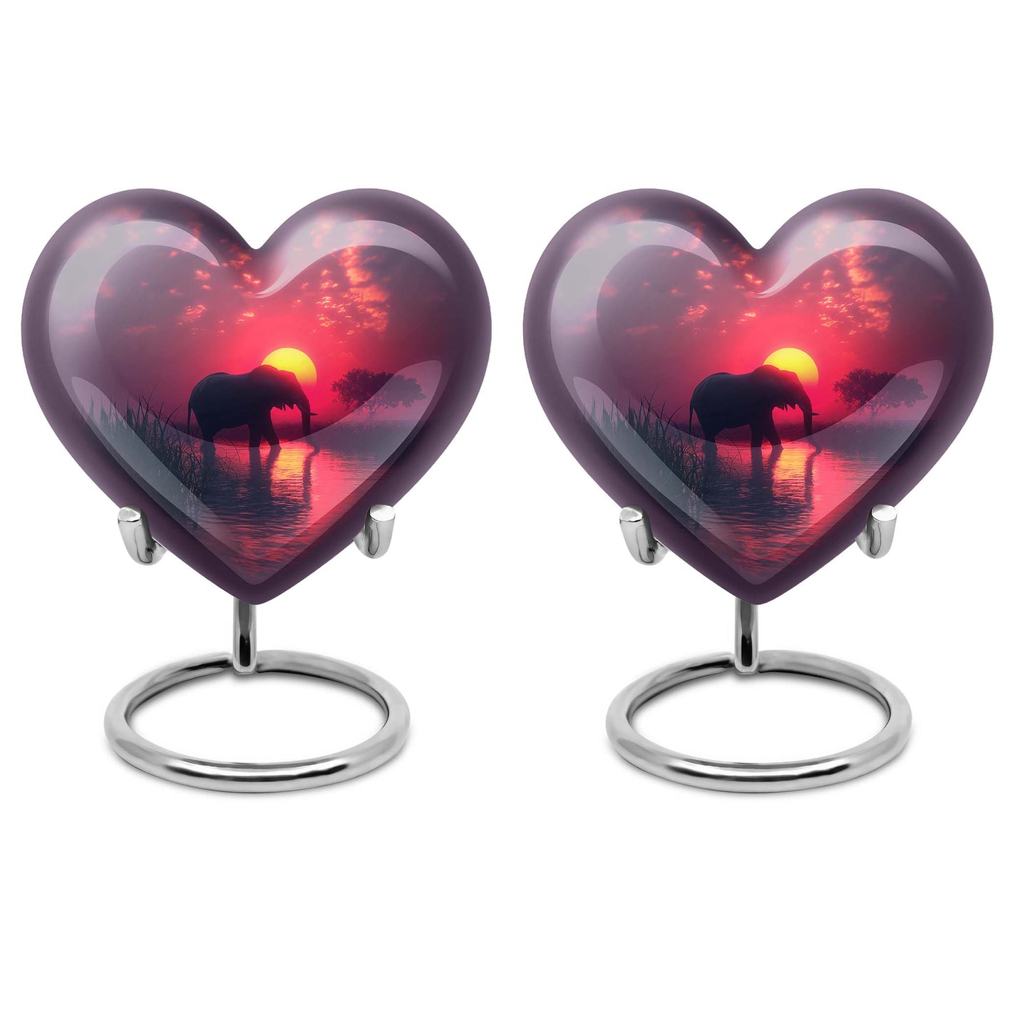 Elephant Theme 3 Inch Keepsake Pack of 2