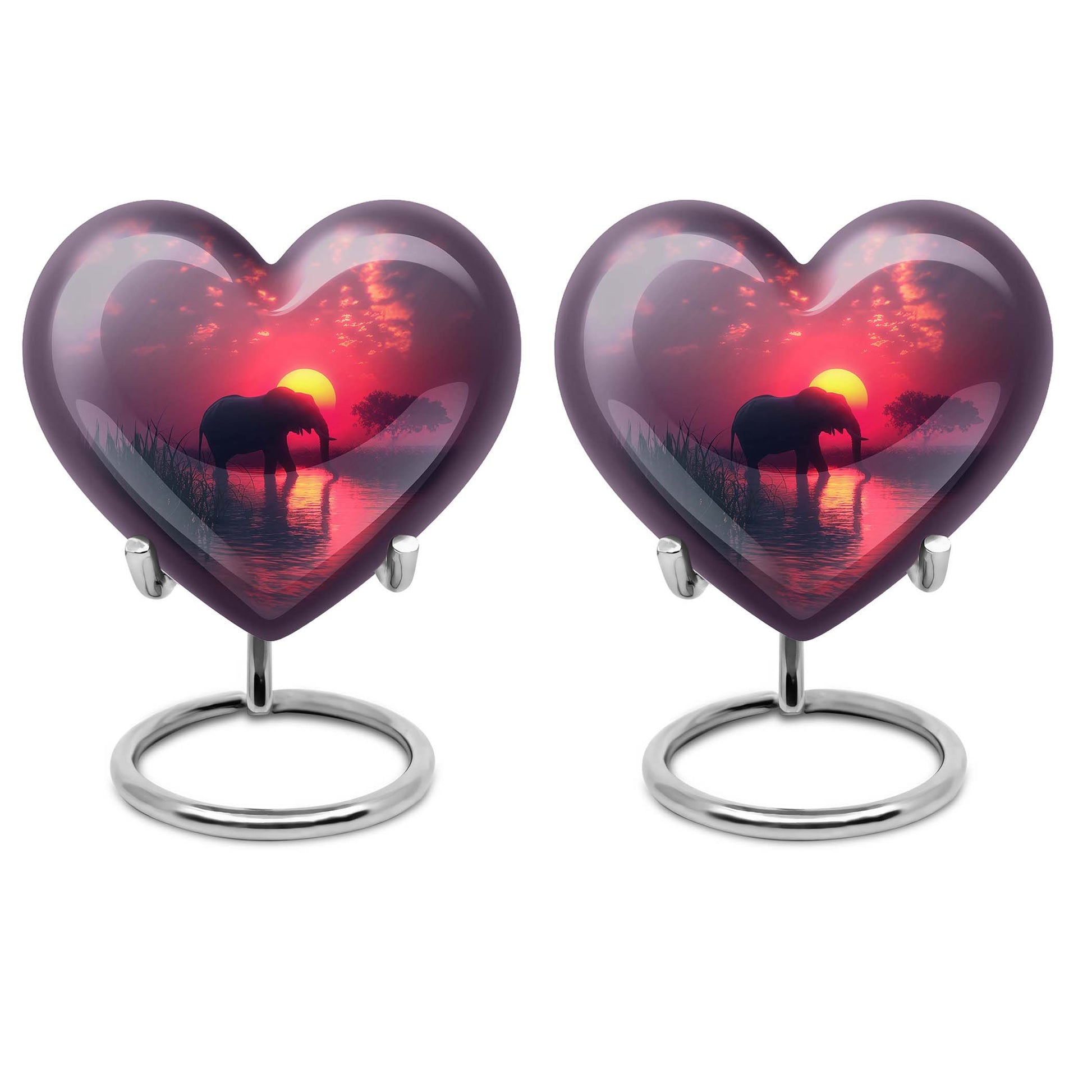 Elephant Heart Urn