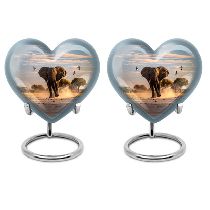 Elephant Theme 3 Inch Keepsake Pack of 2