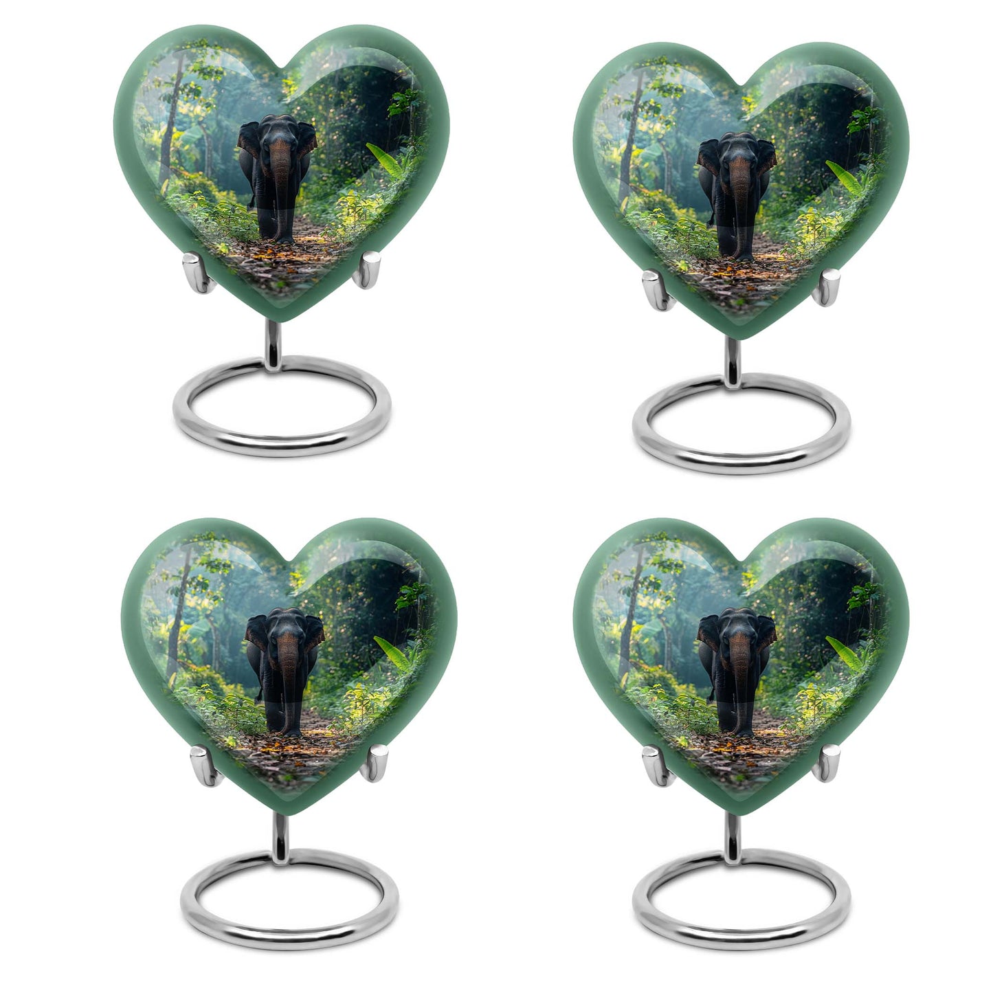 Elephant Theme 3 Inch Keepsake Pack of 4