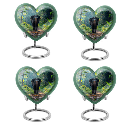 Elephant Theme 3 Inch Keepsake Pack of 4