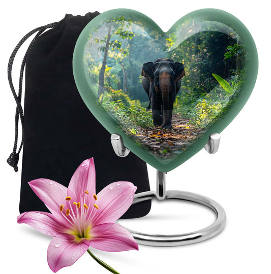 heart Elephant Urn, 