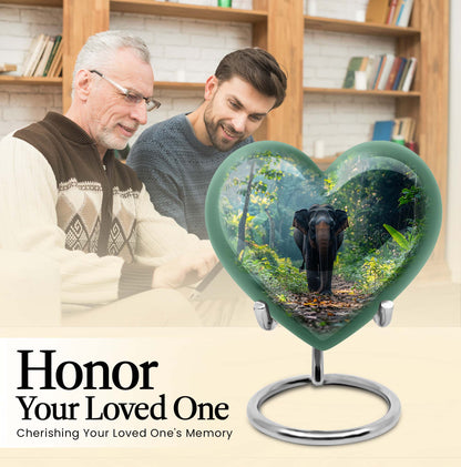heart Elephant Urn, 