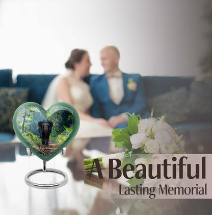 heart Elephant Urn, 