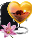 Elephant Urn heart design