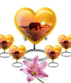 Elephant Urn heart design