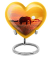 Elephant Urn heart design