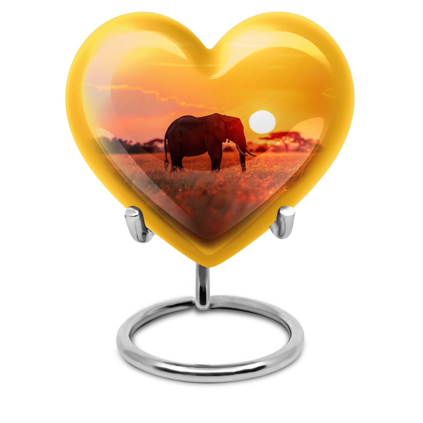Elephant Urn heart design