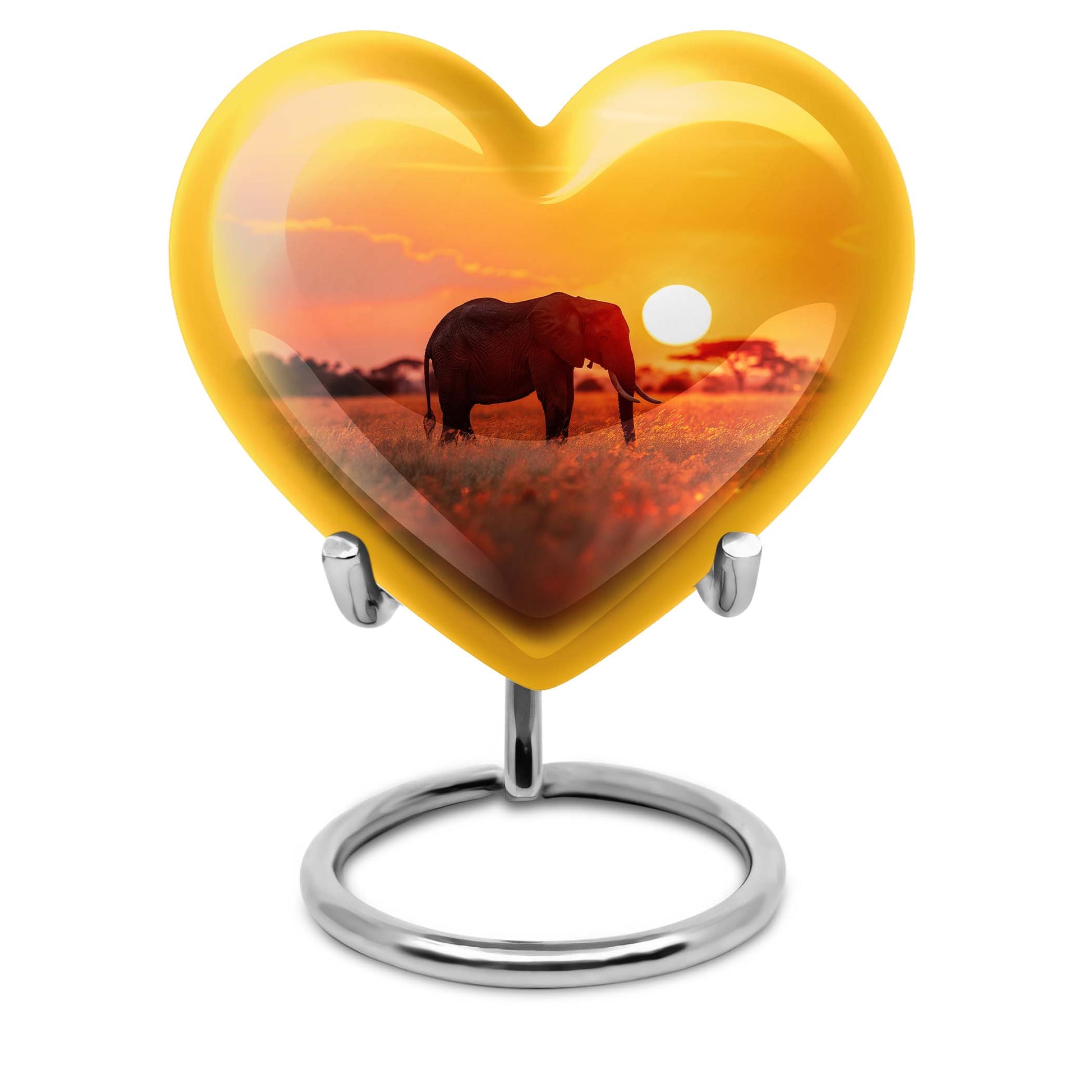 Elephant Urn heart design