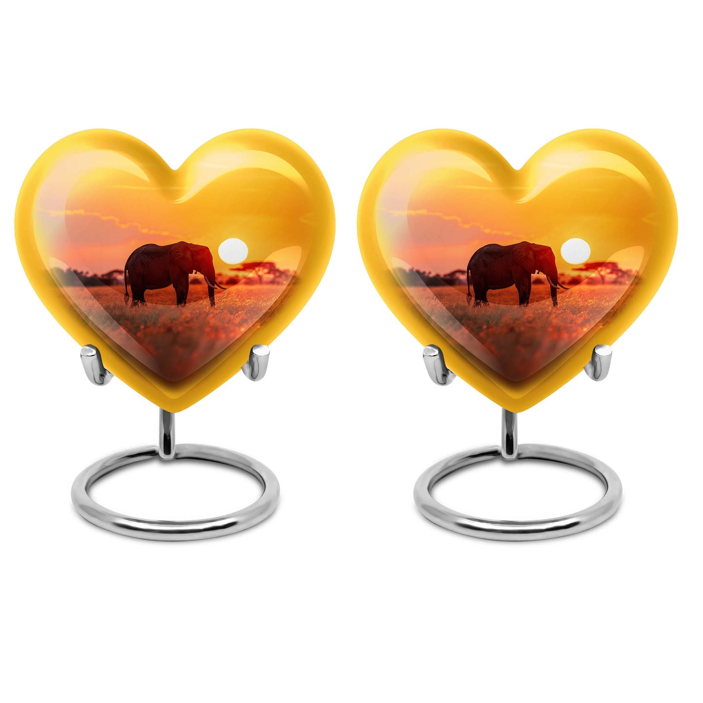 Elephant Urn heart design