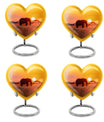 Elephant Urn heart design
