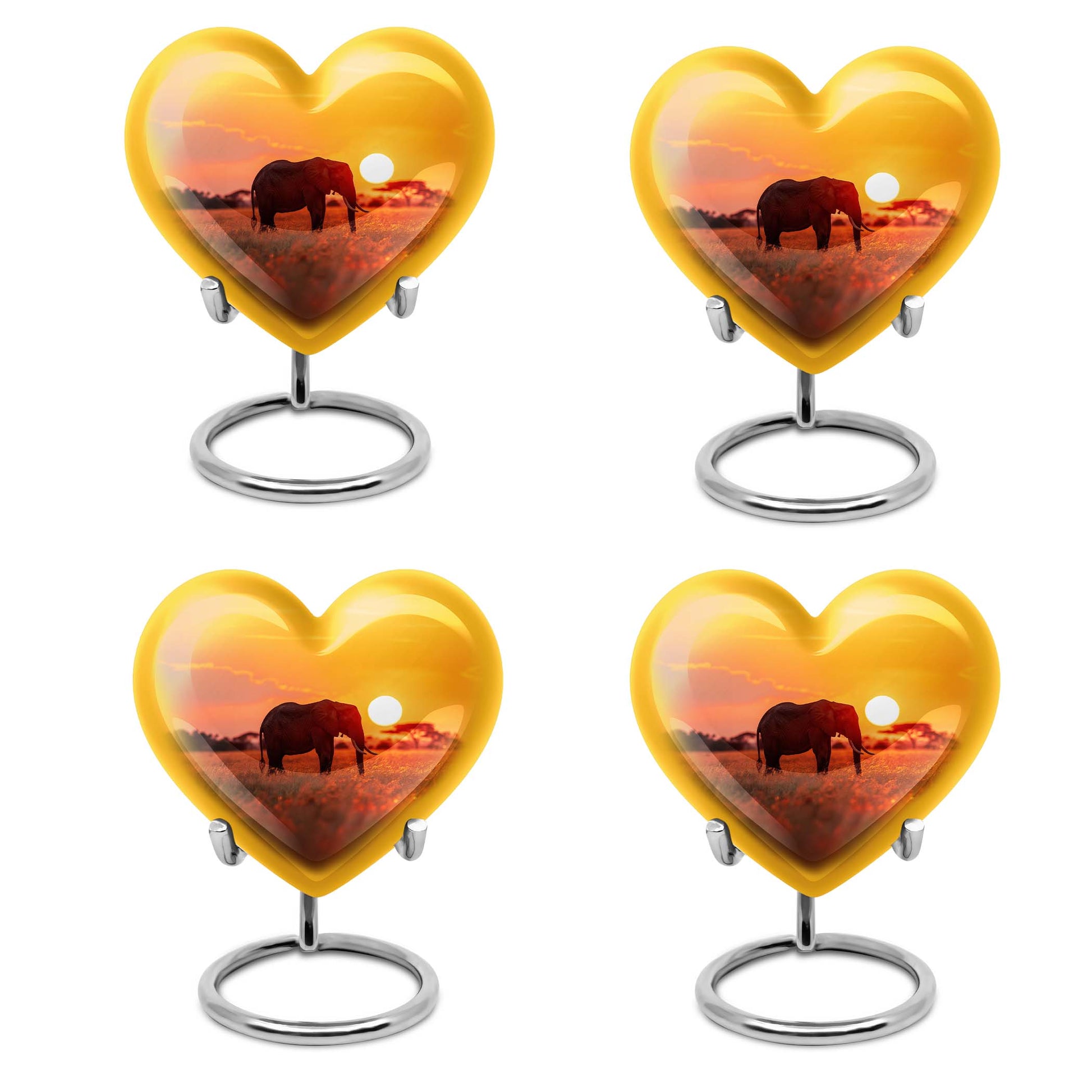 Elephant Urn heart design