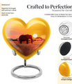 Elephant Urn heart design