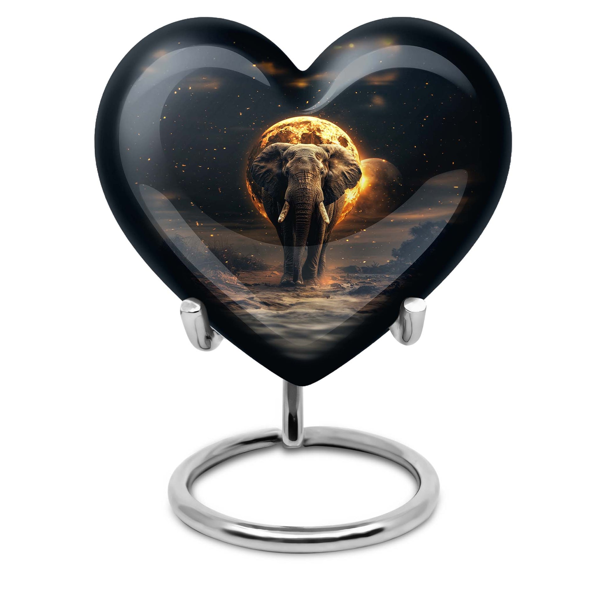 Elephant funeral urn for female