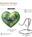 heart-shaped Elephant Urn