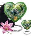 heart-shaped Elephant Urn