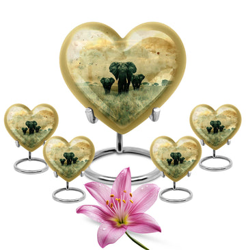 Large Urn with 4 Small Urn