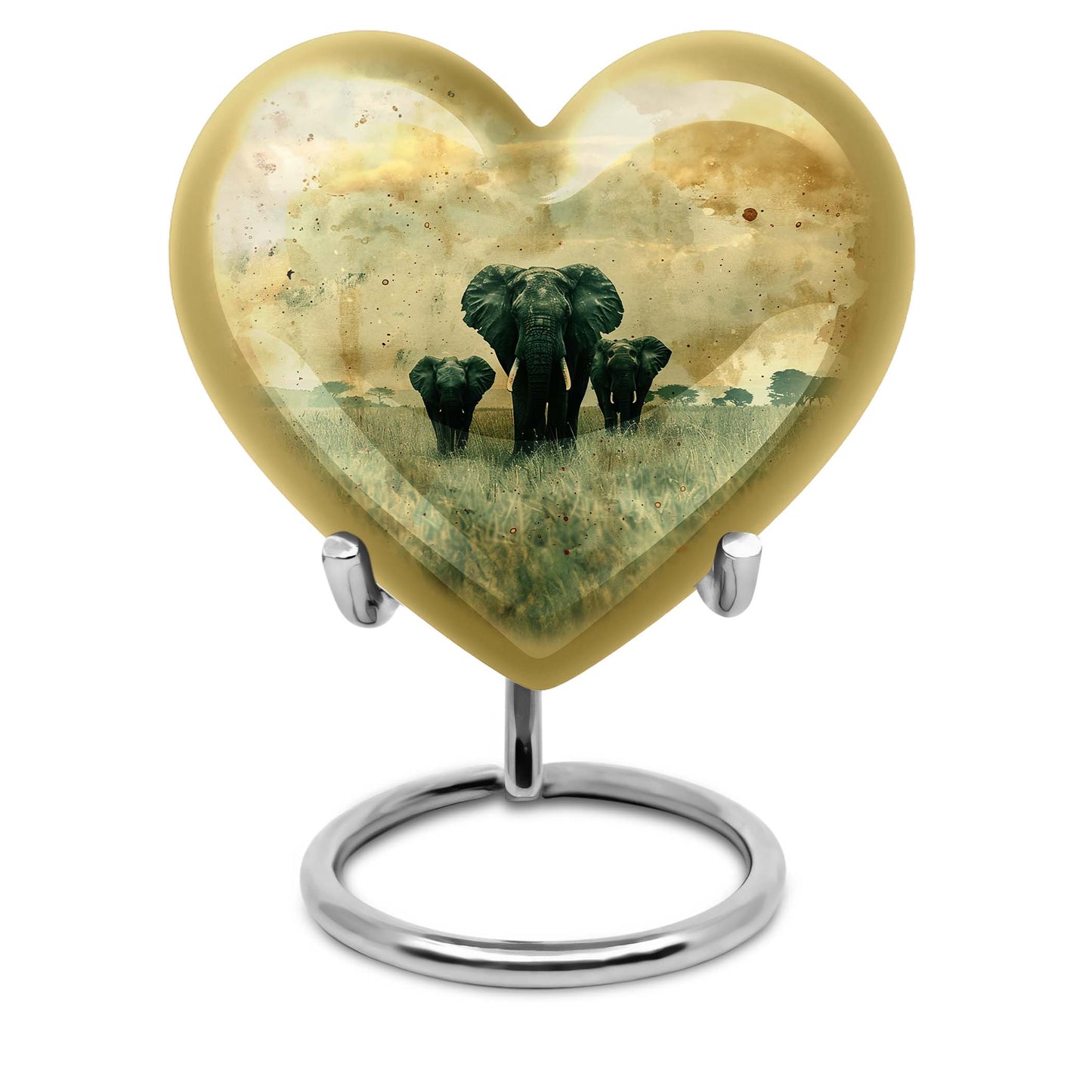 heart elephant urn for ashes