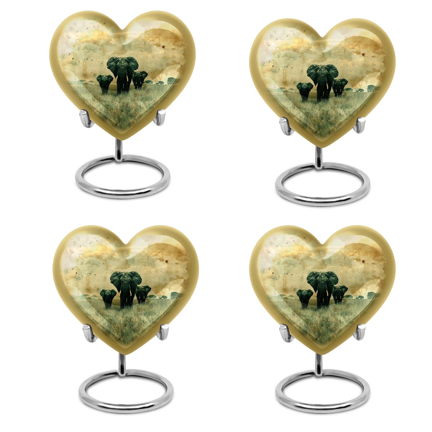 heart elephant urn for ashes