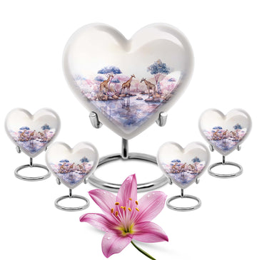 Large Urn with 4 Small Urn