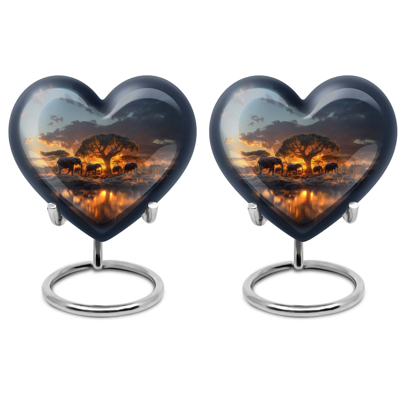 Handcrafted 10-inch Heart urn