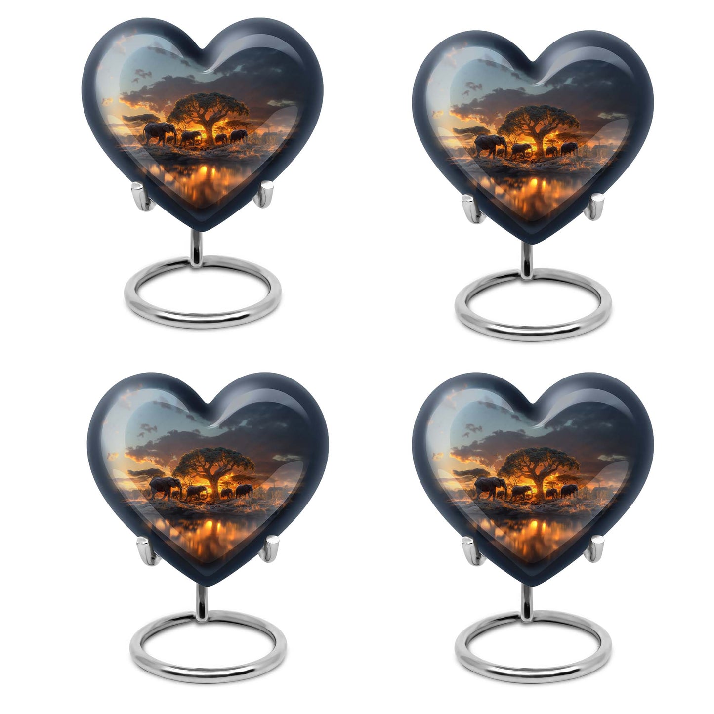Handcrafted 10-inch Heart urn