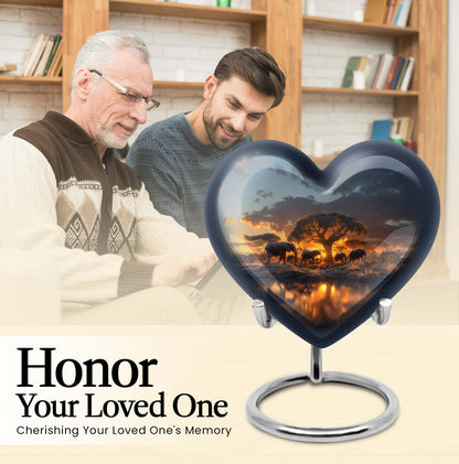 Handcrafted 10-inch Heart urn