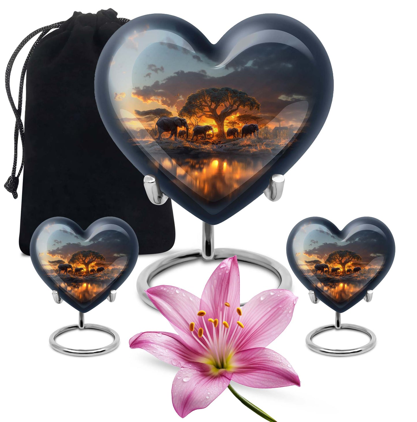 Handcrafted 10-inch Heart urn