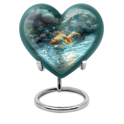 Gold Fish Theme 3 Inch Keepsake