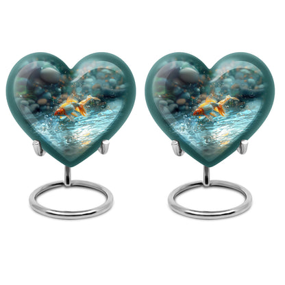 Gold Fish Theme 3 Inch Keepsake Pack of 2