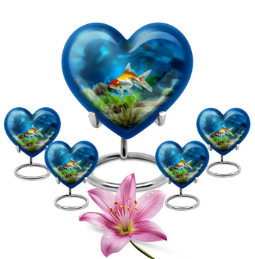 Large Urn with 4 Small Urn