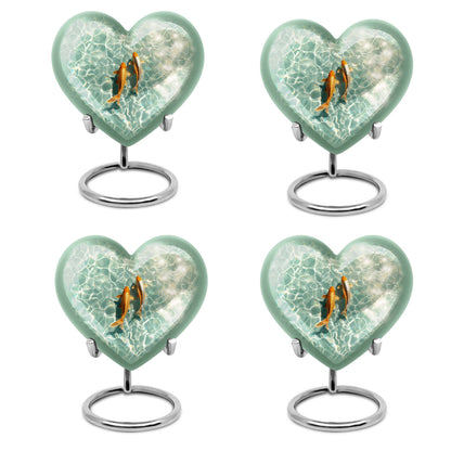 Gold Fish Theme 3 Inch Keepsake Pack of 4