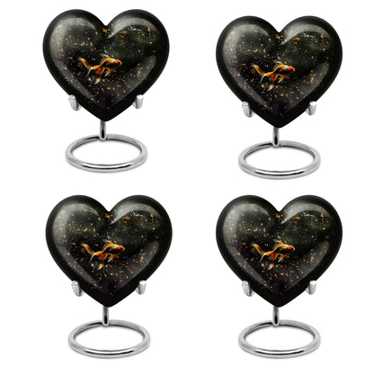 Gold Fish Theme 3 Inch Keepsake Pack of 4