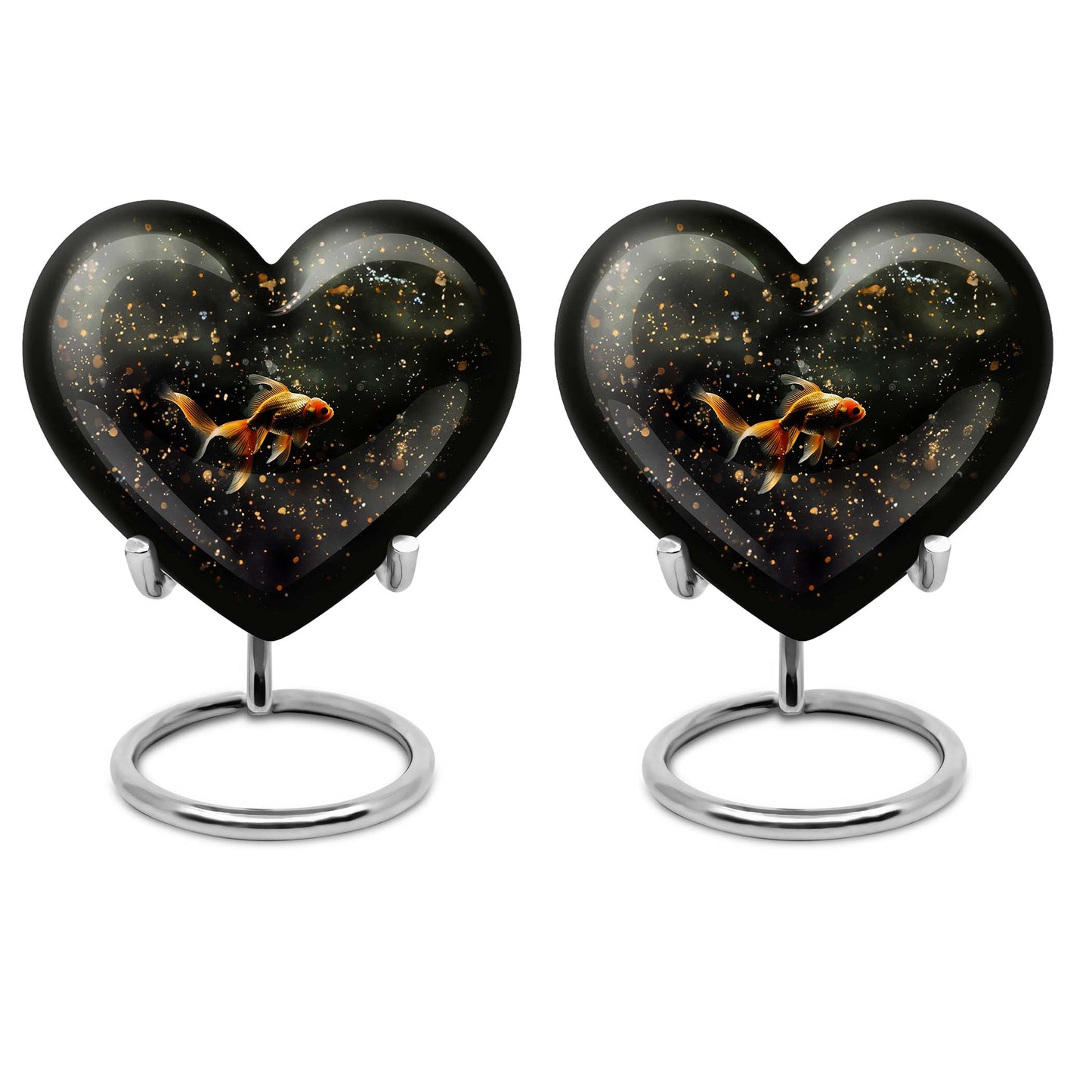 Gold Fish Theme 3 Inch Keepsake Pack of 2
