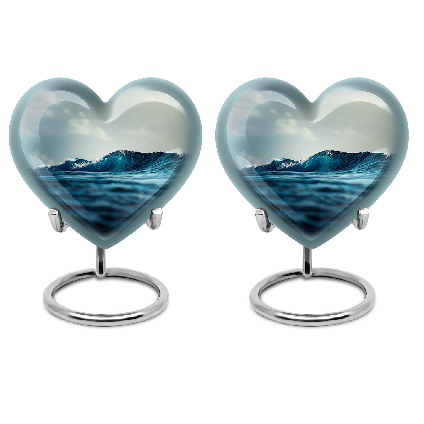 Ocean Waves Theme 3 Inch Keepsake Pack of 2