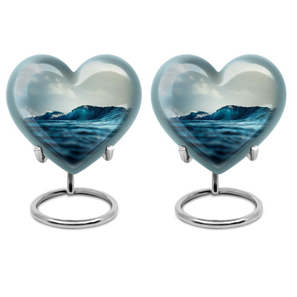 Ocean Waves Theme 3 Inch Keepsake Pack of 2
