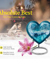 Heart cremation urn
