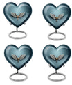 Wings Blue Theme 3 Inch Keepsake Pack of 4