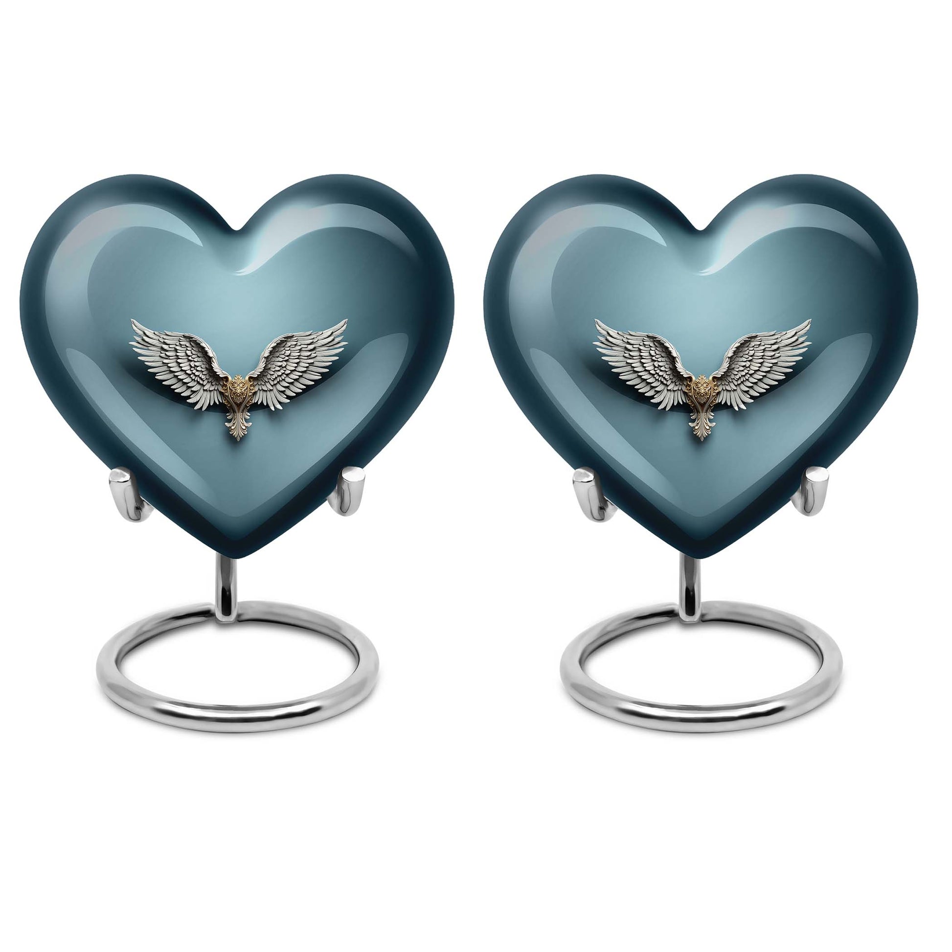 Wings Blue Theme 3 Inch Keepsake Pack of 2
