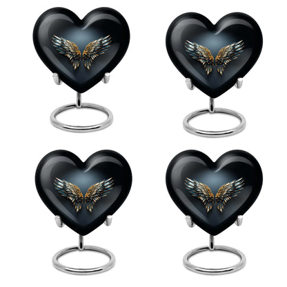 Wings Blue Theme 3 Inch Keepsake Pack of 4