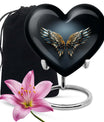 Wings Blue Heart Urn