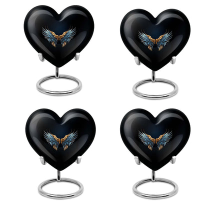 Wings Blue Theme 3 Inch Keepsake Pack of 4