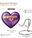 heart-shaped memorial urn