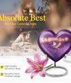 heart-shaped memorial urn