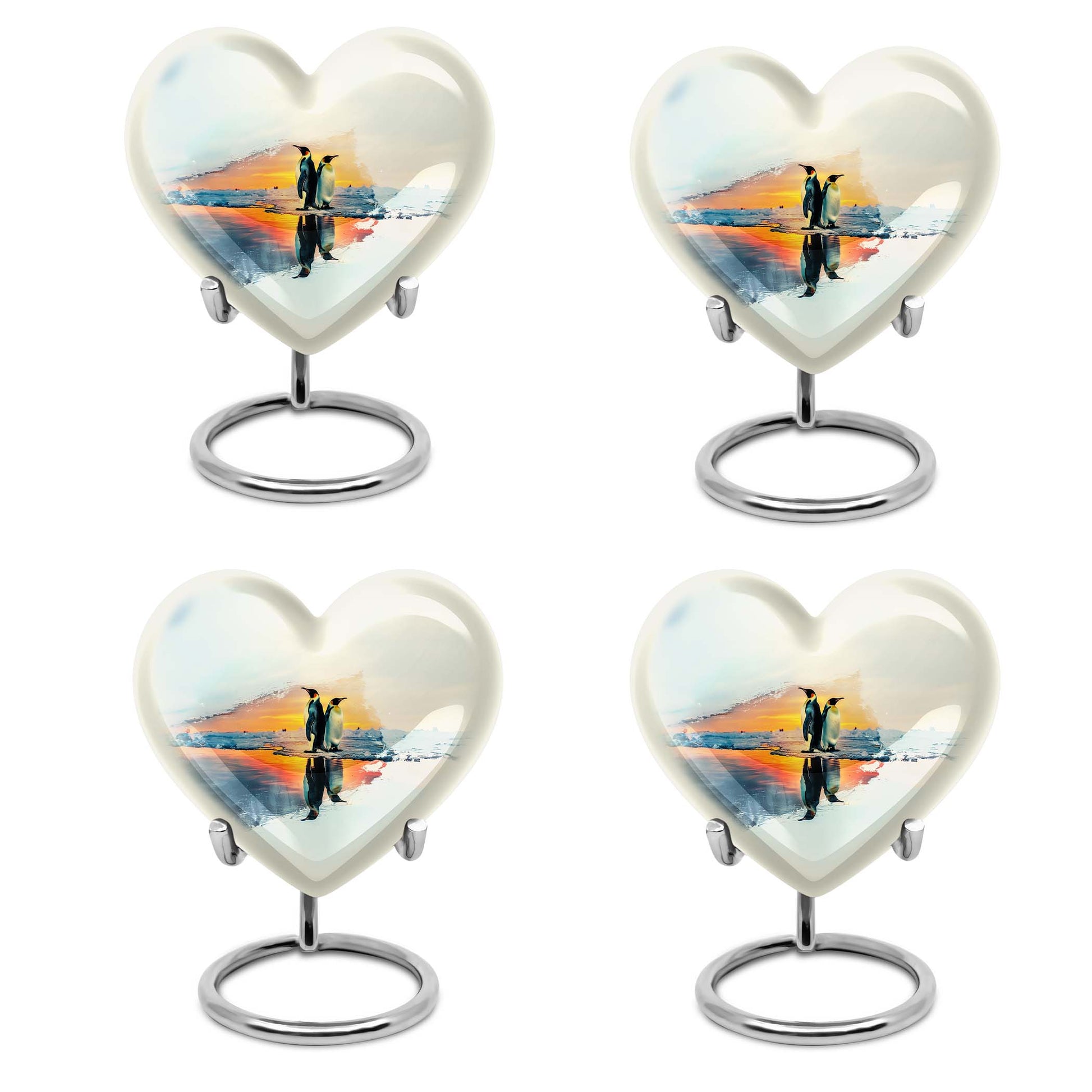 Penguin Theme 3 Inch Keepsake Pack of 4