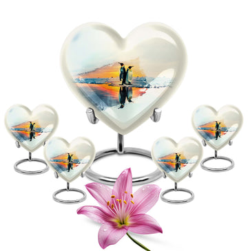 Large Urn with 4 Small Urn