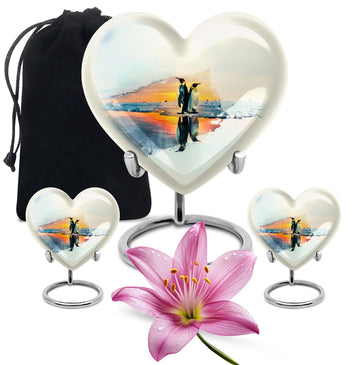 Large Urn with 2 Mini Urn